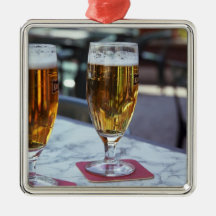 Chablis; two cool beers at 42 degrees hot summer christmas tree ornaments
