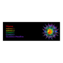 Chakra Sun Profile Cards Business Card Template