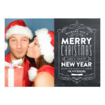 CHALKBOARD HOLIDAYS | HOLIDAY PHOTO CARD PERSONALIZED INVITES