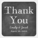 Chalkboard Thank You Favor Tags Stickers
