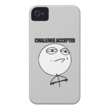 Challenge Accepted iPhone 4 Case