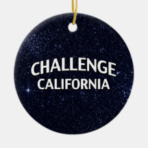 Challenge California Christmas Tree Ornaments