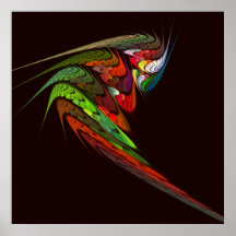 Chameleon Abstract Art Print
