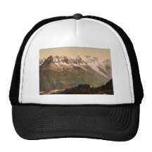 Chamonix Valley from the Aiguille du Floria Savoy Mesh Hat