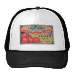 Champagne Cider Apples Crate Art Hat