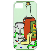 Champagne for the engagement party iPhone 5 case