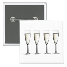 Champagne Glasses Button