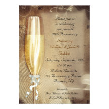 Champagne Invitation