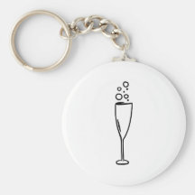 Champagne Key Chains