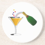 Champagne Toast Beverage Coasters