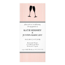 Champagne Toast Engagement Party Invitation