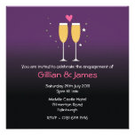 Champagne Toast Engagement Party Invitation