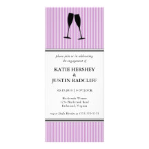 Champagne Toast Engagement Party Invitation