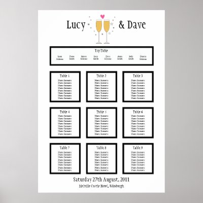 Plan   Wedding on Cute Wedding Table Plan  Please Email Me If You Would Like More Or