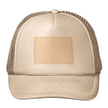 Champagne Tone on Tone Hibiscus Mesh Hat
