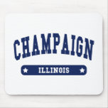 Champaign Illinois College Style tee shirts Mouse Pads