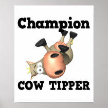 Champion Cow Tipper Print