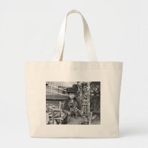 Champion French Bulldog, 1920s Tote Bags