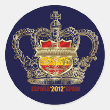 Champions España 2012 Spain reyes de Europa Europe Sticker