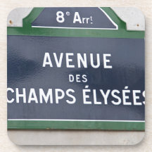Champs Eliysees Beverage Coasters