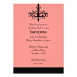 Chandelier Birthday Invitation