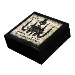 Chandelier  Black Swirl Keepsake Jewellery Box Gift Box