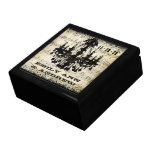 Chandelier  Black Swirl Keepsake Jewellery Box Jewelry Boxes