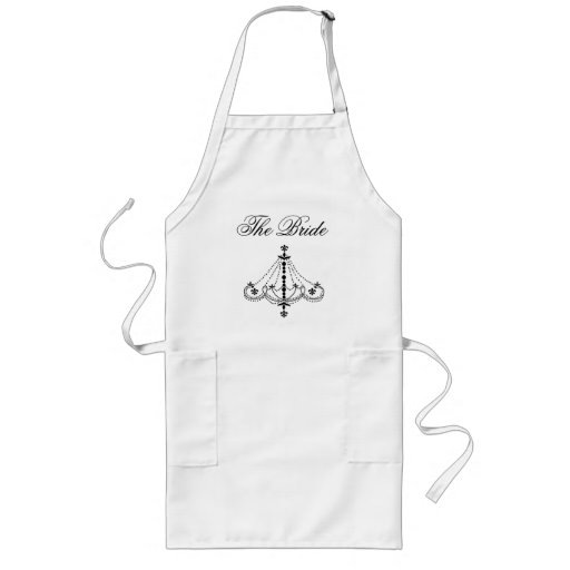 Chandelier Bridal Shower Apron Gift