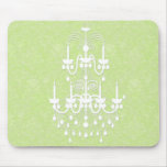 Chandelier Damask Mousepad