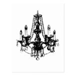 Chandelier Elegance ~ Postcard