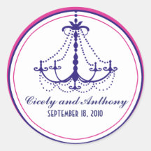Chandelier Monogram Sticker