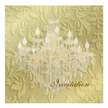 Chandelier,  wedding Invitations