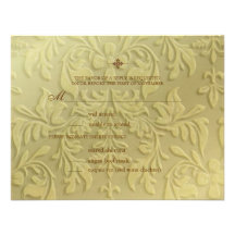 Chandelier ~ Wedding Reply ~ RSVP cards Announcements