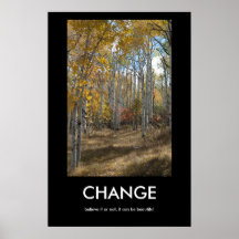 CHANGE Demotivational Poster