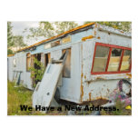 Change of Address Card: Trailer Home Post Card