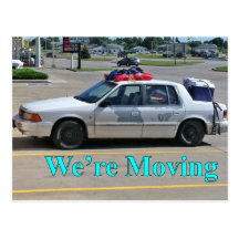 Change of Address Card: We're Moving 3 Post Card