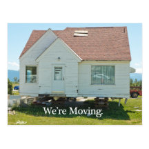 Change of Address Card: We're Moving Postcards