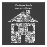 Change of New Address House Home Announcement