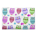 changeable background colour owls travel accessories bag