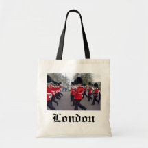 Changing of the Guards--Brass Tote Bags