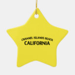Channel Islands Beach California Christmas Ornament