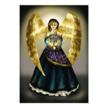 Chanukah Angel Custom Invites