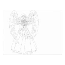 Chanukah Angel Postcard