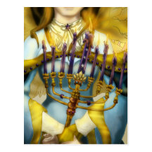Chanukah Angel Postcards
