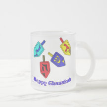 Chanukah Dreidels Mugs