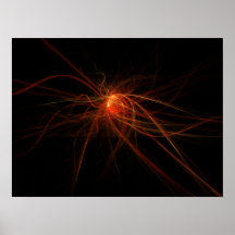 chaos fire flame poster
