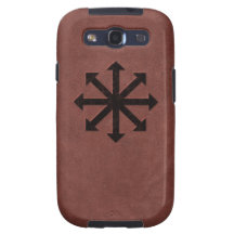 Chaosphere - Occult Magick Symbol on Red Leather