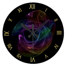 Chaotic Rainbow Wall Clock