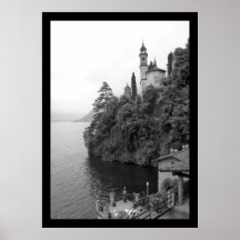 Chapel View B&W Poster