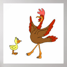 Chappy & Chippy chicken Poster